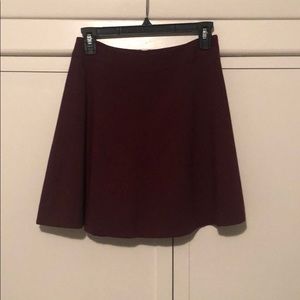 Maroon Loft Skirt